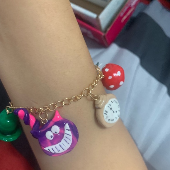 Alice in wonderland charm bracelet